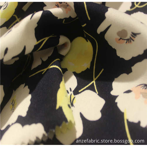 garment fabric 100%rayon twill printed fabric lead fabric